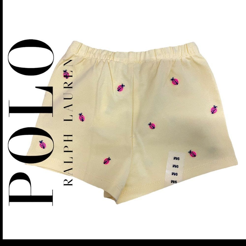 Polo Ralph Lauren Girls Yellow Shorts NWT
